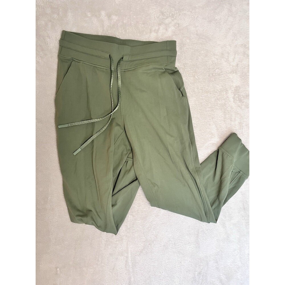 lululemon athletica Olive Green Track Joggers with Drawstring